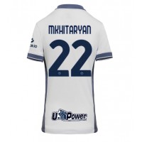 Inter Milan Henrikh Mkhitaryan #22 Replica Away Shirt Ladies 2024-25 Short Sleeve